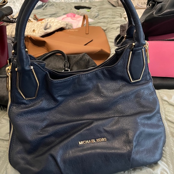 Michael kors blue hobo bag - Picture 1 of 6